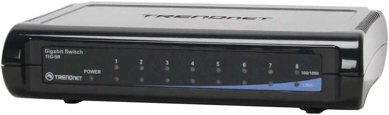 Alt view image 2 of 6 - TRENDnet TEG-S8 Unmanaged Gigabit Switch
