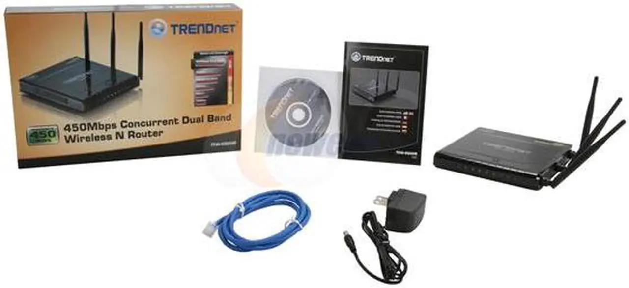 Alt view image 5 of 5 - TRENDnet TEW-692GR Concurrent Dual Band Wireless N900 Router