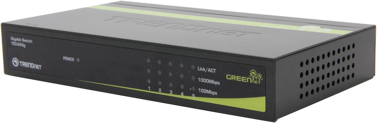 Main image of TRENDnet TEG-S50G Unmanaged Gigabit GREENnet Switch