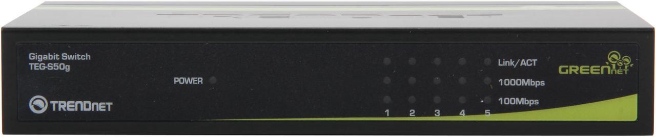 Alt view image 2 of 5 - TRENDnet TEG-S50G Unmanaged Gigabit GREENnet Switch