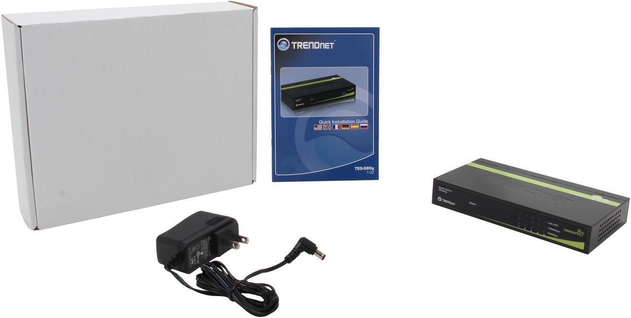 Alt view image 5 of 5 - TRENDnet TEG-S50G Unmanaged Gigabit GREENnet Switch