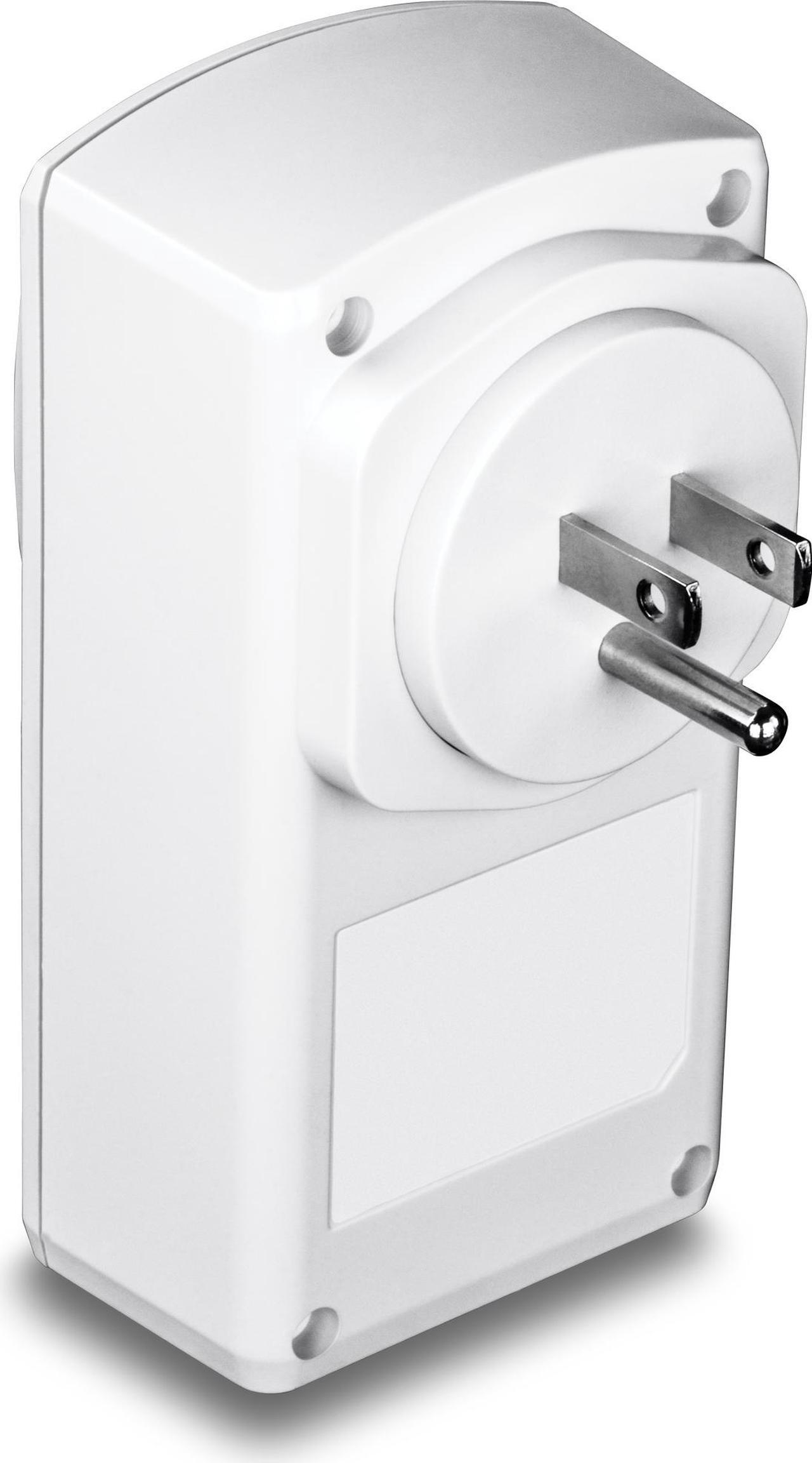 Alt view image 7 of 9 - TRENDnet Powerline 500 AV Nano Adapter Kit With Built-In Outlet, Power Outlet Pass-Through, Includes 2 x TPL-407E Adapters, Plug & Play, Ideal For Smart TVs, Gaming, White, TPL-407E2K