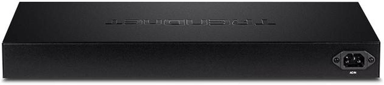 Alt view image 7 of 7 - TRENDnet 20-Port Gigabit PoE+ Web Smart PoE+ Switch, 16 x Gigabit PoE+ Ports, 4 x Shared Gigabit Ports, Up To 30W Per Port, 185W Total Power Budget, Rack Mountable, Black, TPE-1620WS