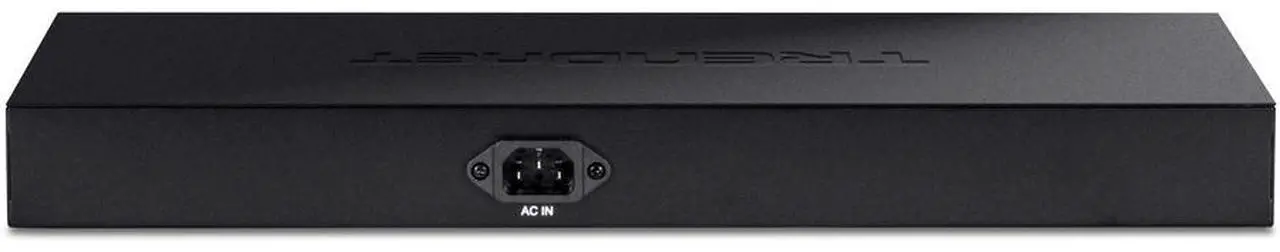 Alt view image 3 of 7 - TRENDnet 24-Port Gigabit PoE+ Switch, 24 x Gigabit PoE+ Ports, 370W Power Budget, 48Gbps Switch Capacity, RackMount Kit Included, Ethernet Network Switch, Metal, Lifetime Protection, Black, TPE-TG240G