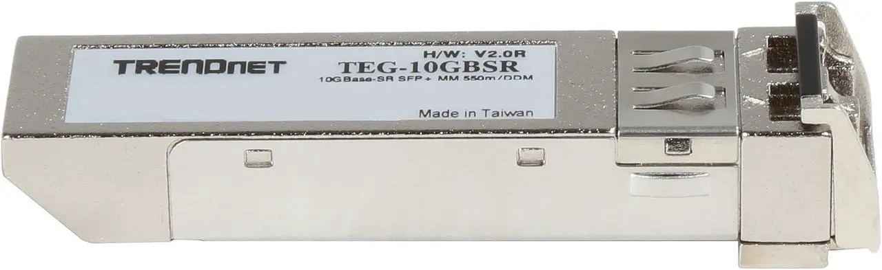Alt view image 4 of 6 - TRENDnet SFP to RJ45 10GBASE-SR SFP+ Multi Mode LC Module, TEG-10GBSR, Up to 550 m (1,804 Ft.), Hot Pluggable SFP+ Transceiver, 850nm Wavelength, Duplex LC Connector, DDM Support