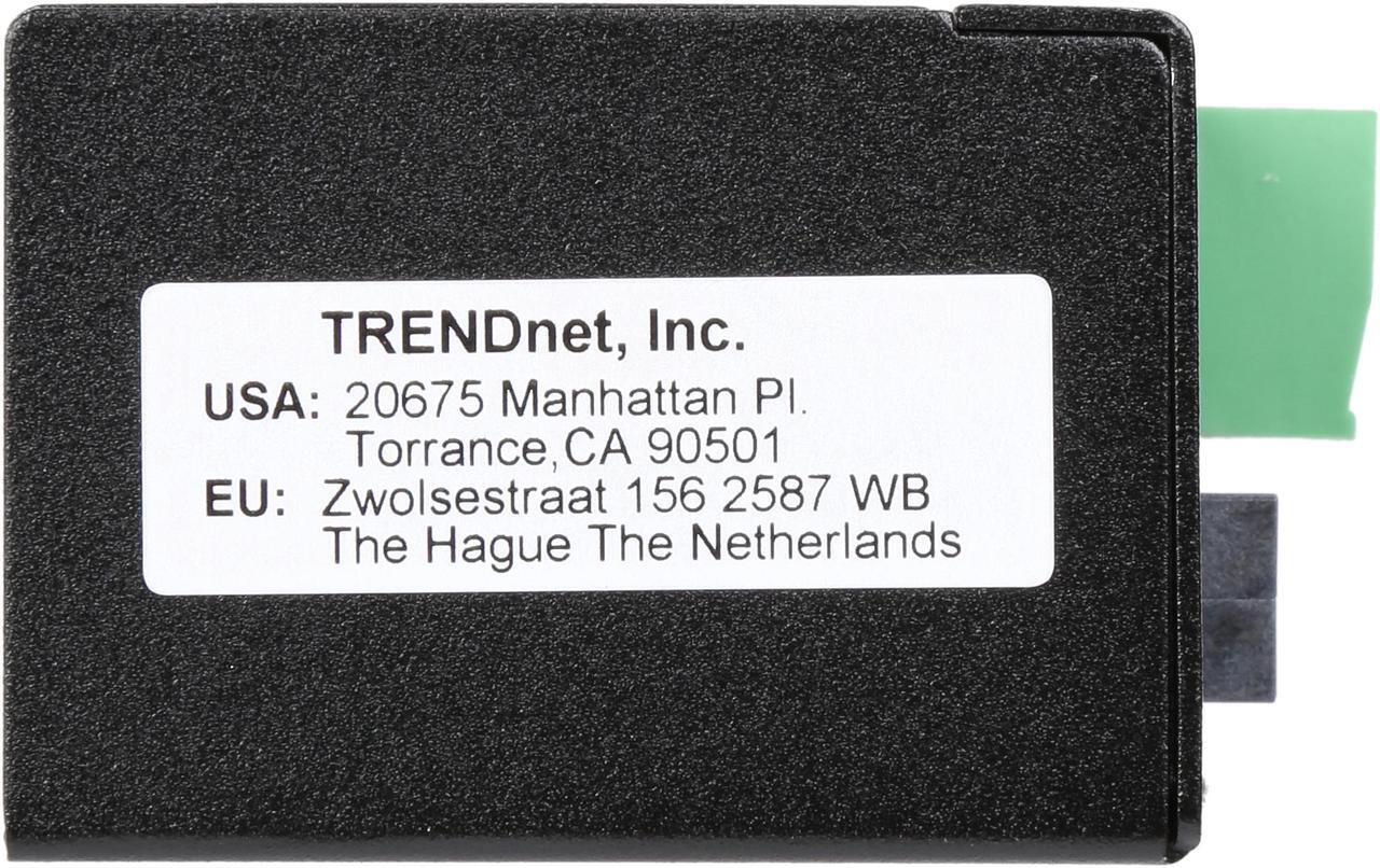 Alt view image 4 of 6 - TRENDnet Hardened Industrial 100Base-FX Multi-Mode SC Fiber Converter, (2km, 1.2 Miles), IP40 Rated Housing, TI-F10SC