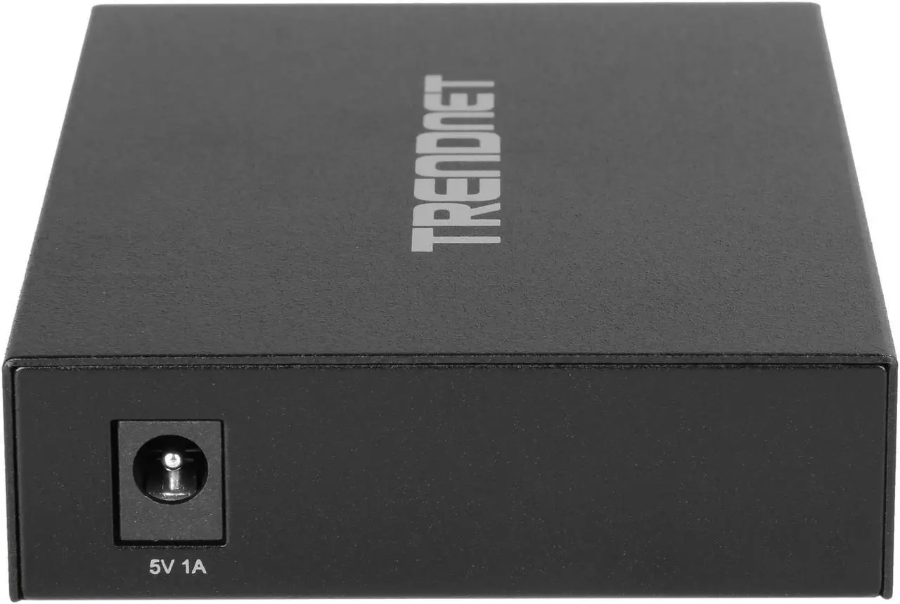 Alt view image 5 of 6 - TRENDnet 1000Base-T to 1000Base-SX Multi-Mode SC Fiber Converter, Up to 550m (1800 ft.), 2 Gbps Switching Capacity, TFC-GMSC