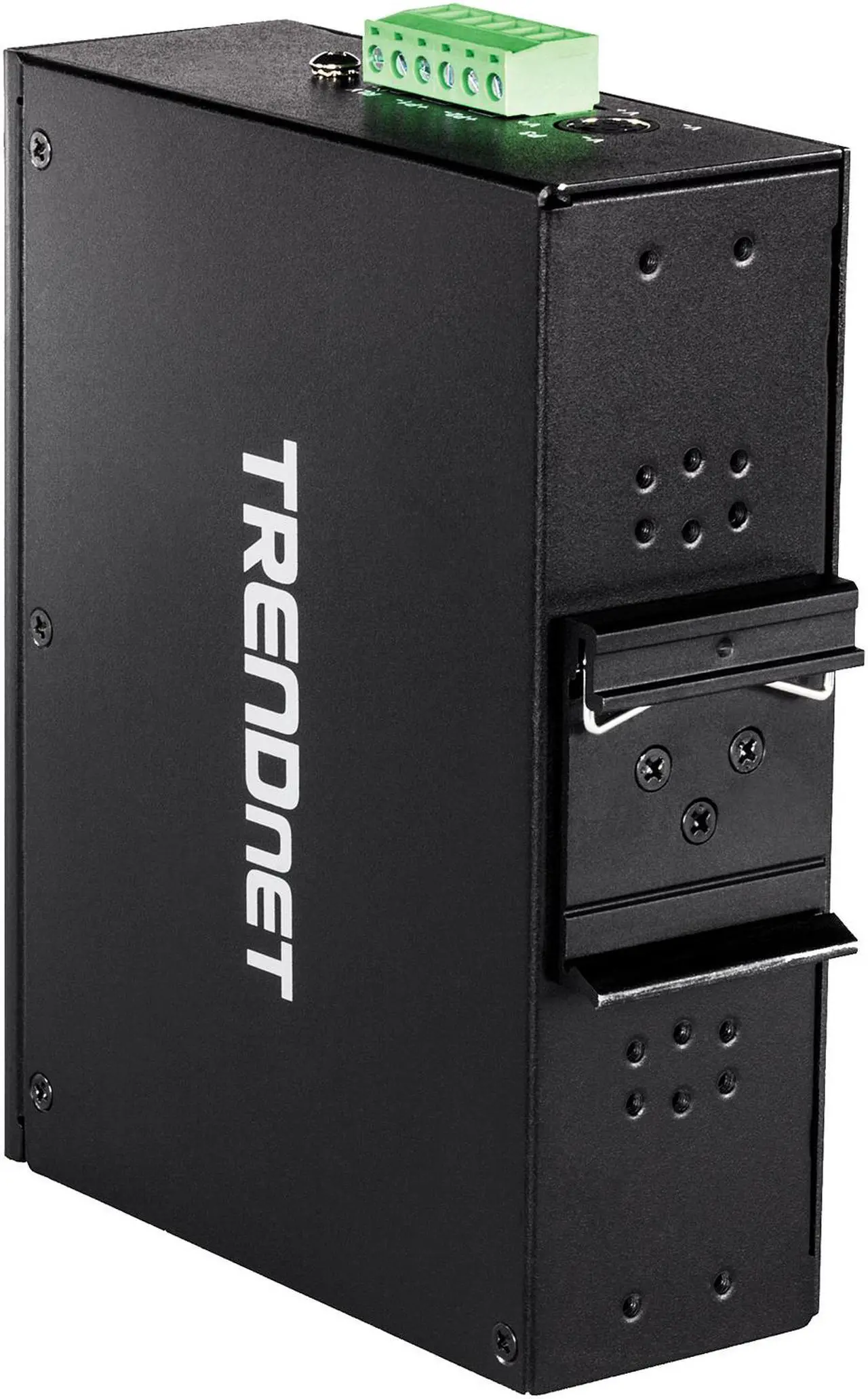 Alt view image 4 of 7 - TRENDnet 10-Port Industrial Gigabit PoE+ DIN-Rail Switch, 8 x Gigabit PoE+ Ports, DIN-Rail Mount, 2 x SFP Slots, 240W PoE Power Budget, Network Switch, IP30, QoS, Black, TI-PG102