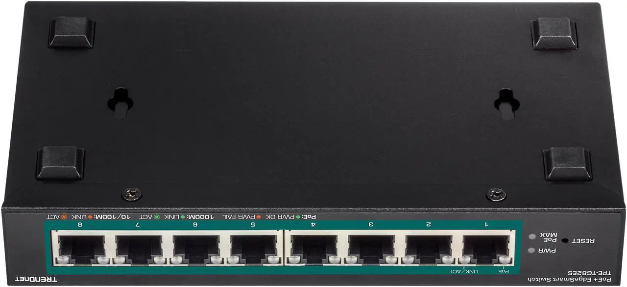 Alt view image 2 of 3 - TRENDnet EdgeSmart TPE-TG82ES Ethernet Switch