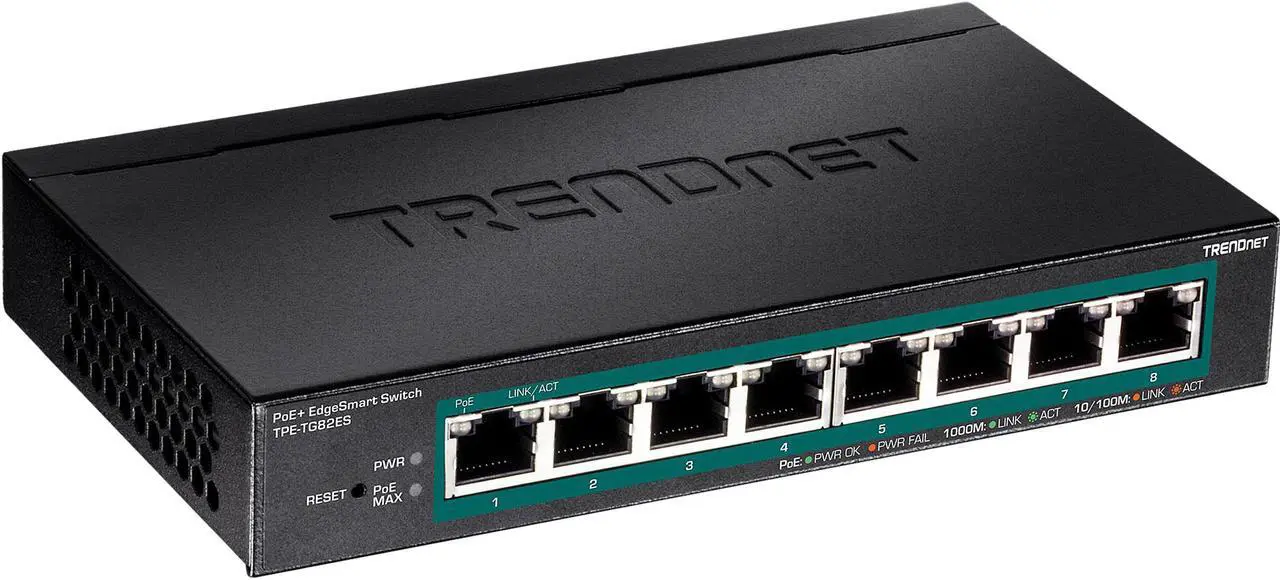 Main image of TRENDnet EdgeSmart TPE-TG82ES Ethernet Switch