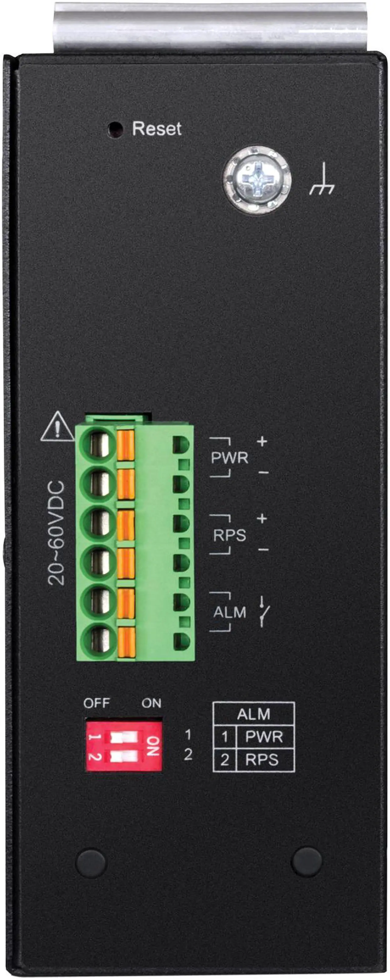 Alt view image 3 of 4 - TRENDnet, 6-Port Industrial Gigabit L2 Managed DIN-Rail Switch, 4 x Gigabit Ports, 2 x SFP Slots, DIN-Rail Mount, IP30, VLAN, QoS, LACP, STP/RSTP, Bandwidth management, TI-G642i