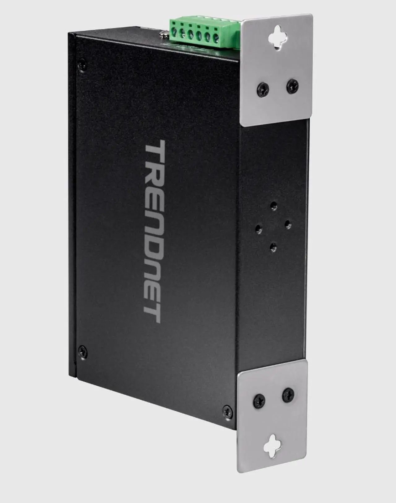 Alt view image 5 of 6 - TRENDnet 8-Port Hardened Industrial Unmanaged Gigabit 10/100/1000Mbps DIN-Rail Switch w/ 8 x Gigabit PoE+ Ports, TI-PG80B, 24 - 56V DC Power inputs with Overload Protection