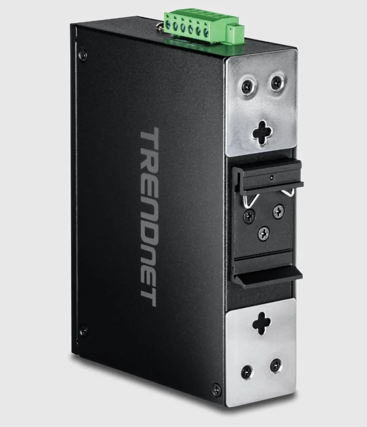 Alt view image 6 of 6 - TRENDnet 8-Port Hardened Industrial Unmanaged Gigabit 10/100/1000Mbps DIN-Rail Switch w/ 8 x Gigabit PoE+ Ports, TI-PG80B, 24 - 56V DC Power inputs with Overload Protection
