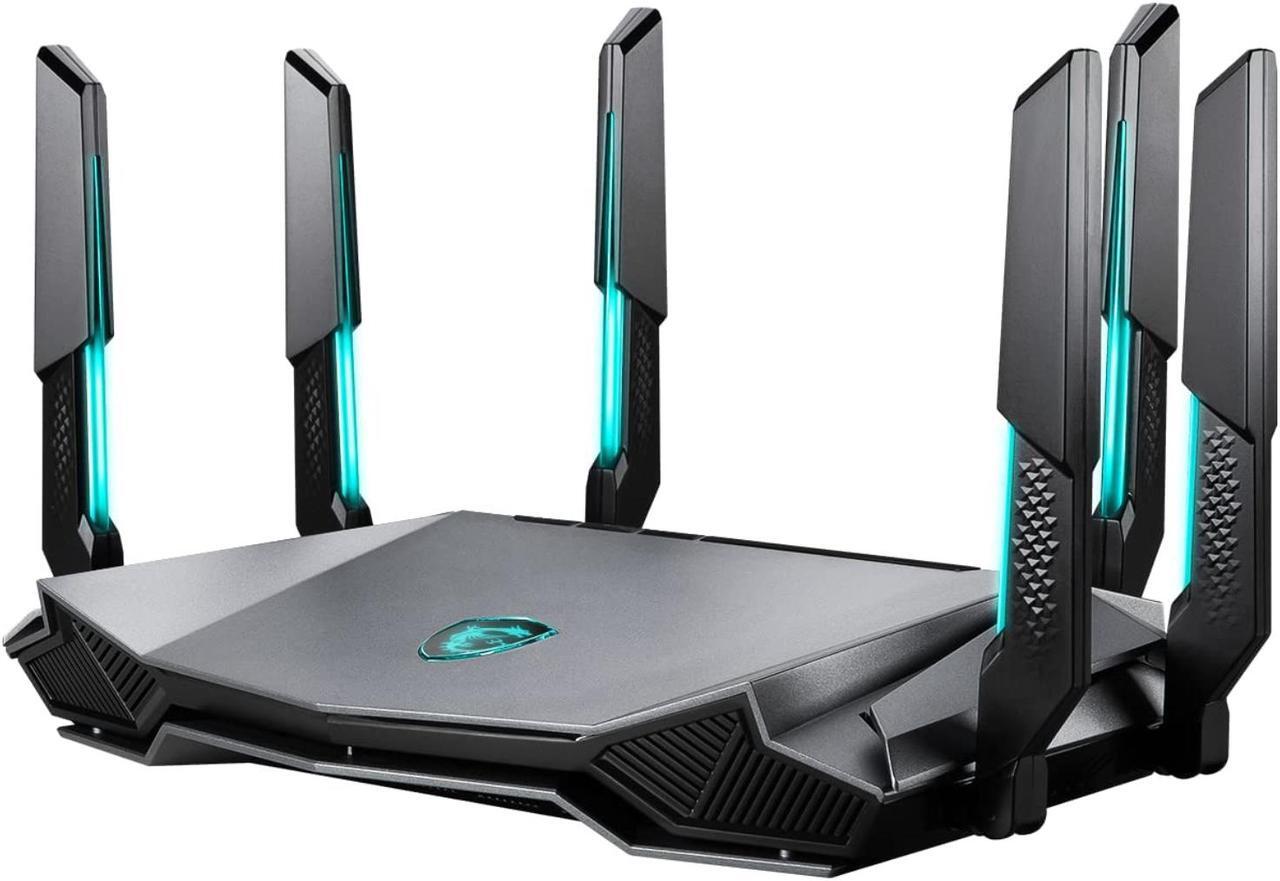 Alt view image 7 of 8 - MSI RadiX AXE6600 WiFi 6E Tri-Band Gaming Router  support 2.5GHz/5GHz/6GHz, AI QoS support