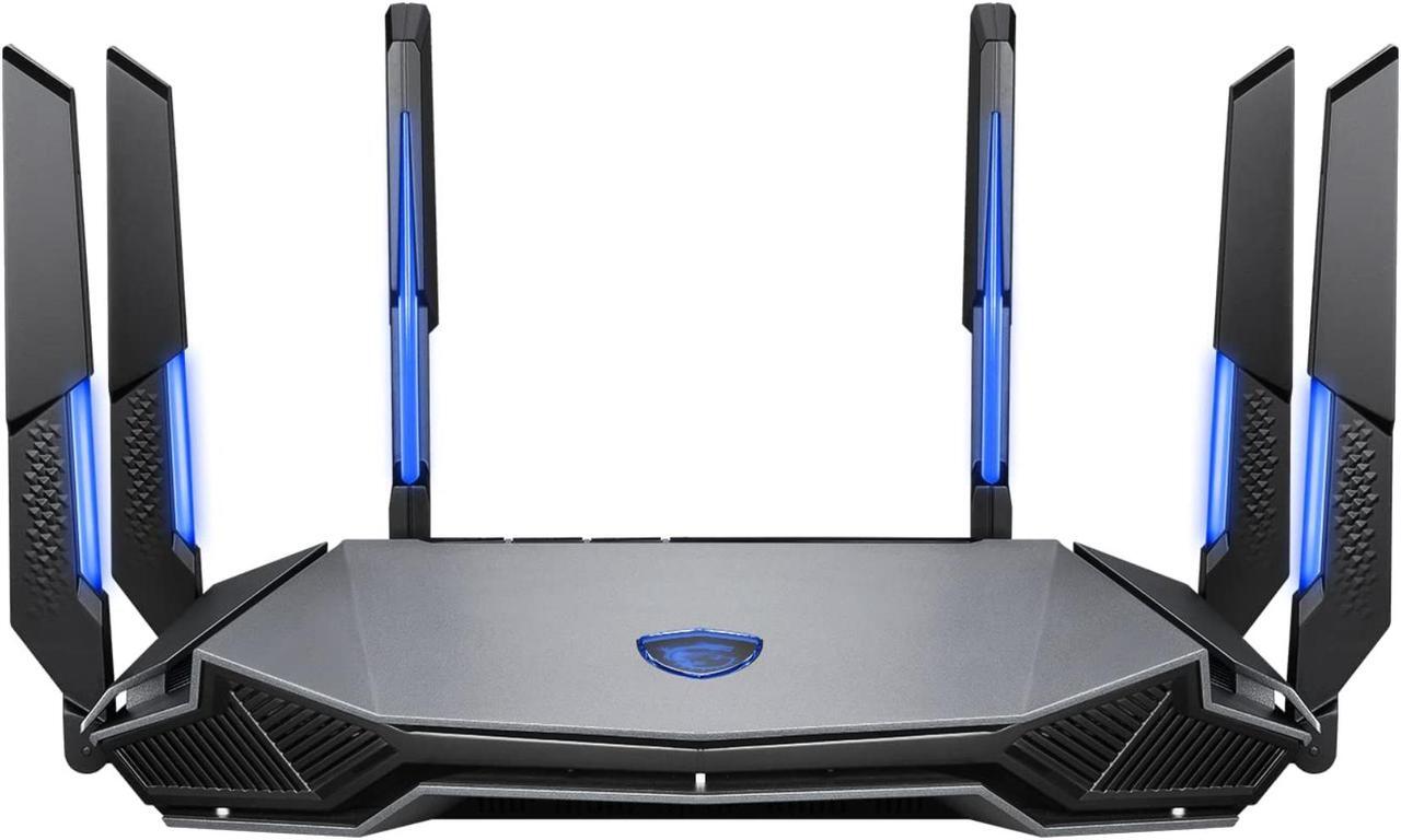 Alt view image 8 of 8 - MSI RadiX AXE6600 WiFi 6E Tri-Band Gaming Router  support 2.5GHz/5GHz/6GHz, AI QoS support