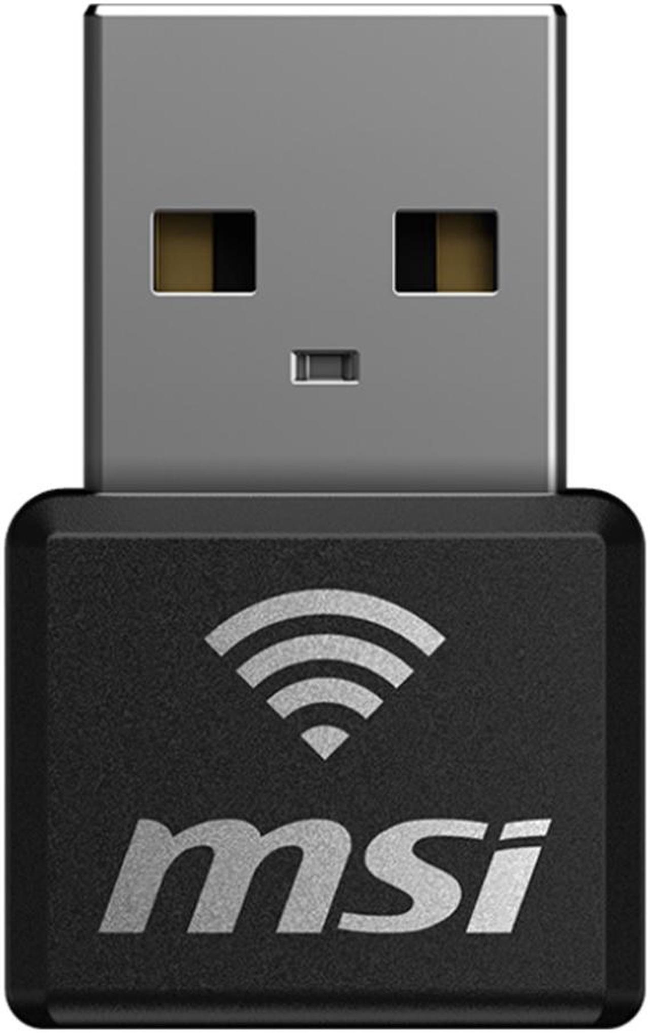 Main image of MSI AX1800 Nano WiFi USB Adapter - WiFi 6, up to 1800 Mbps, 2.4G/5G Dual-Band Wireless Network, WPA3 encryption, MU-MIMO, OFDMA, 2X Dual Antennas, Windows 11/10