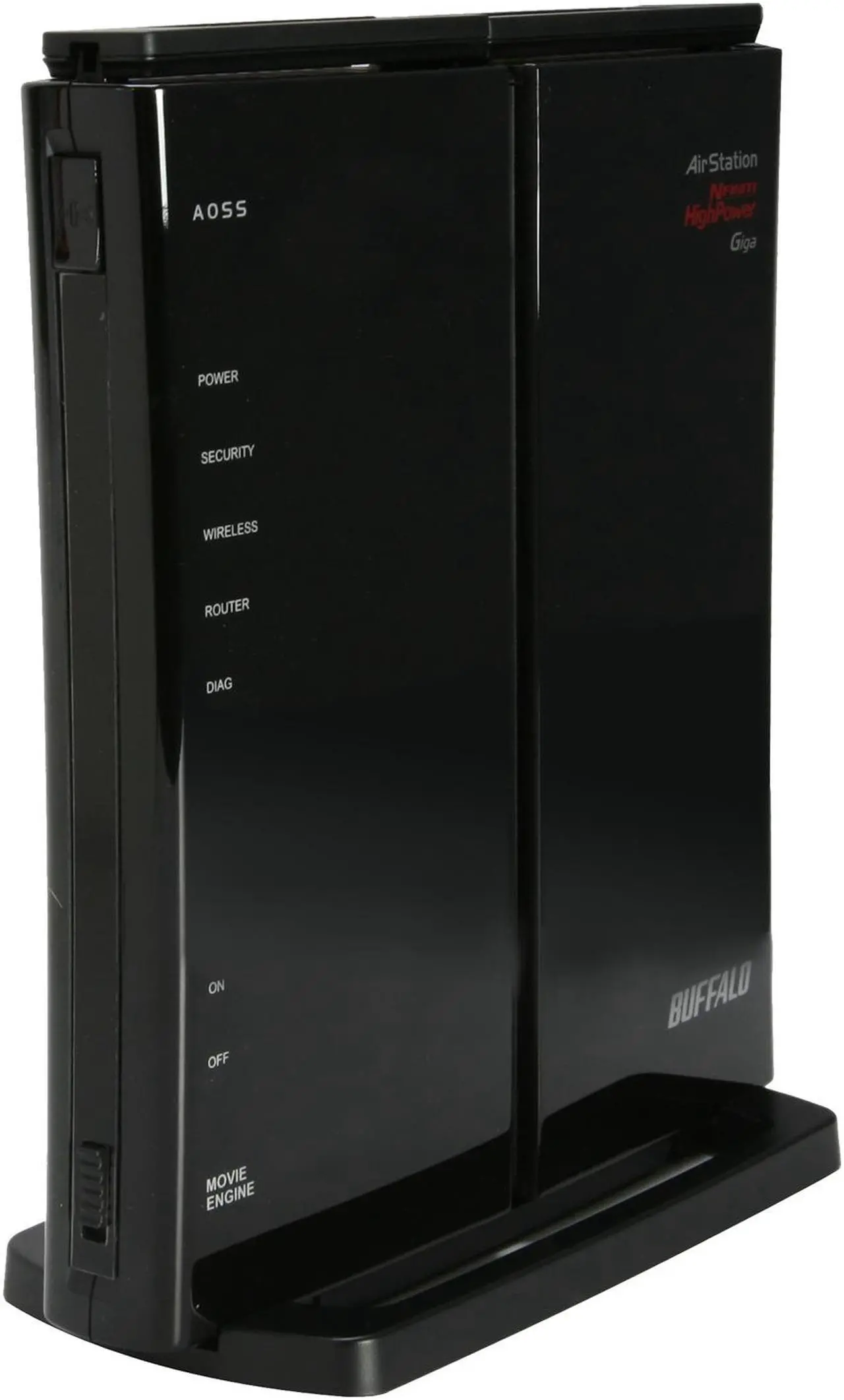 Alt view image 2 of 7 - BUFFALO AirStation HighPower N300 Gigabit Wireless Router - WZR-HP-G300NH