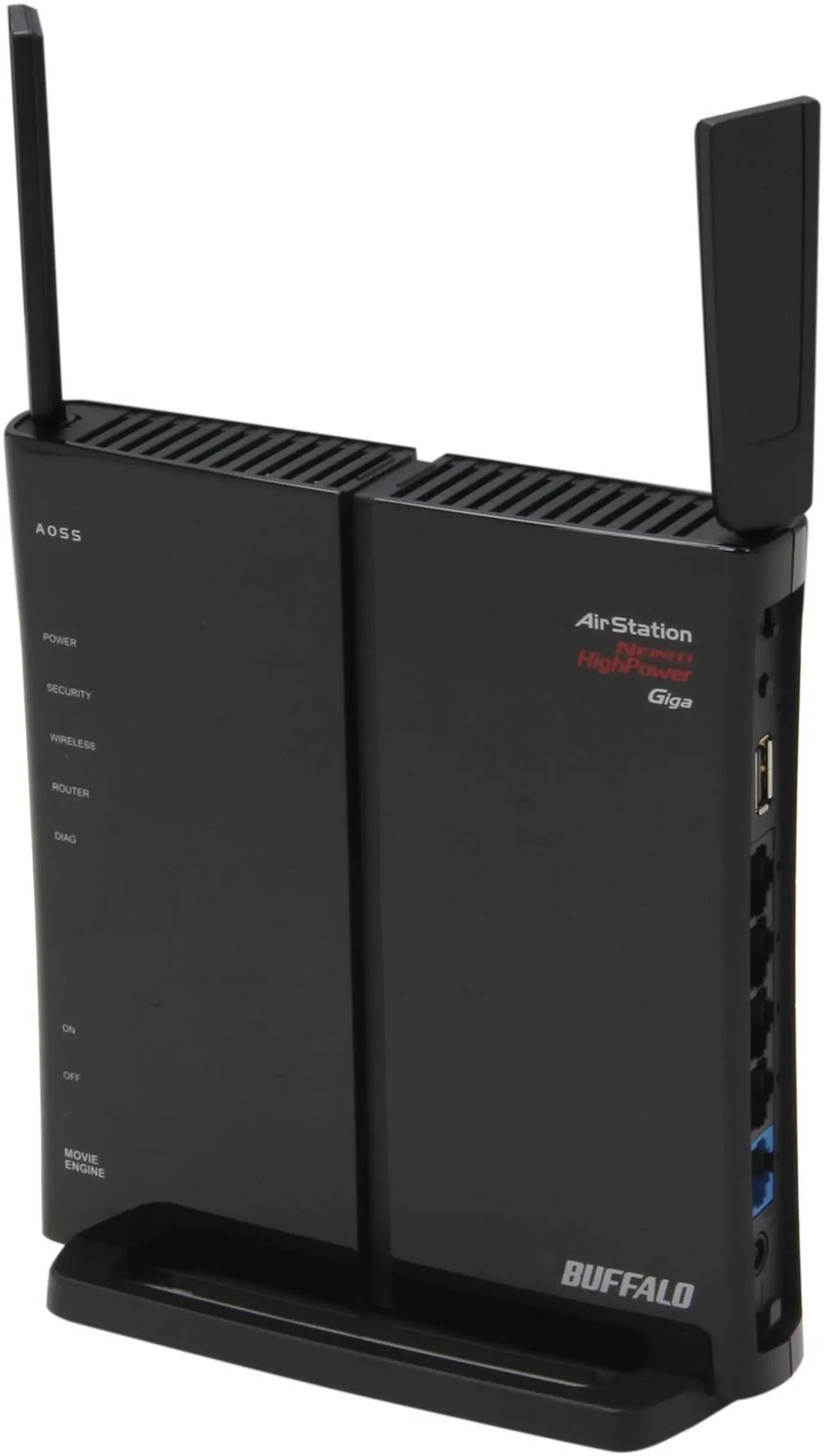 Main image of BUFFALO AirStation HighPower N300 Gigabit DD-WRT Wireless Router - WZR-300HP