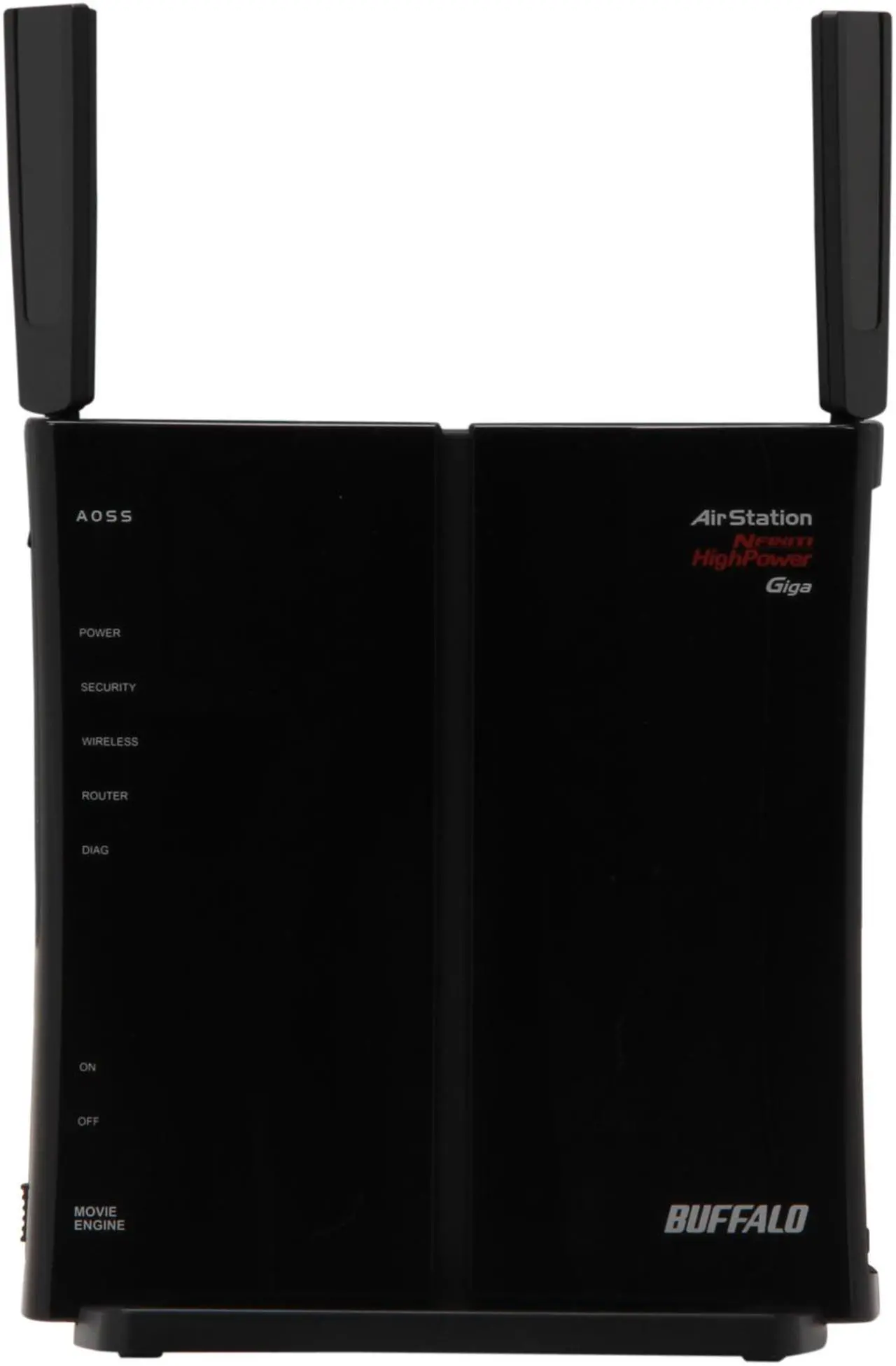 Alt view image 2 of 5 - BUFFALO AirStation HighPower N300 Gigabit DD-WRT Wireless Router - WZR-300HP