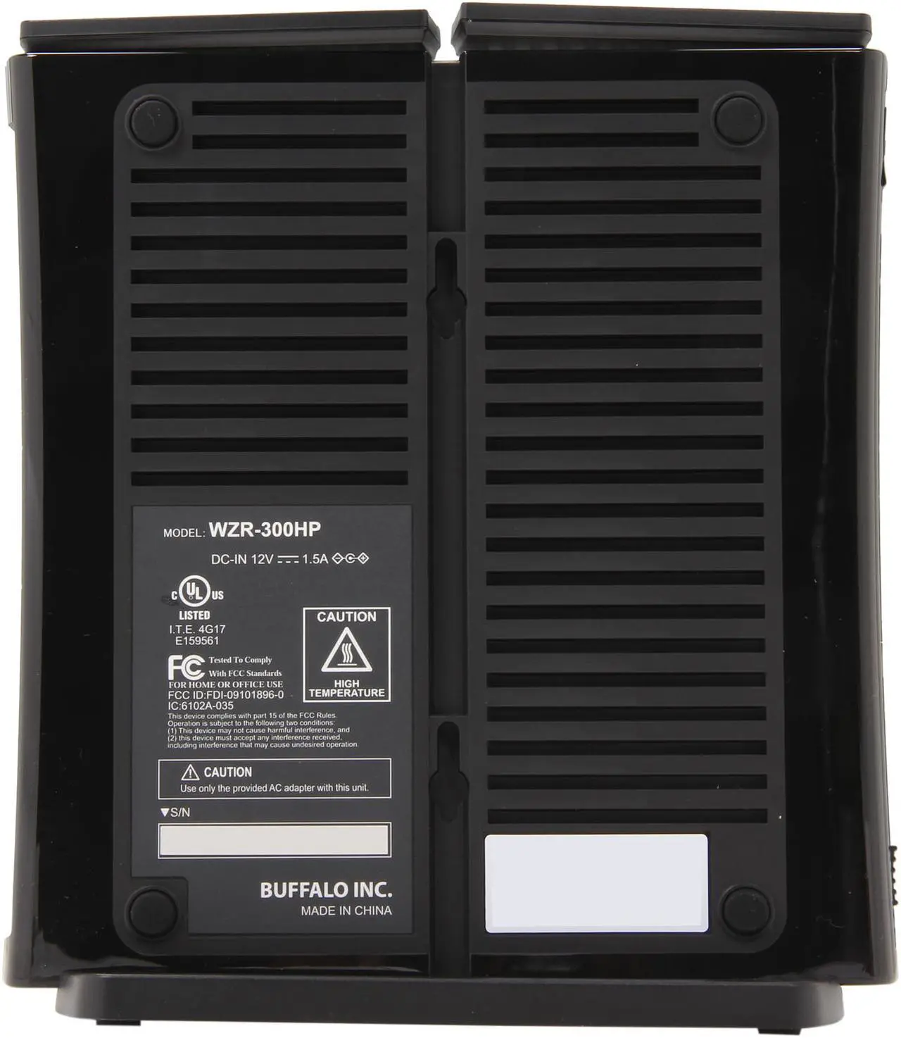 Alt view image 4 of 5 - BUFFALO AirStation HighPower N300 Gigabit DD-WRT Wireless Router - WZR-300HP