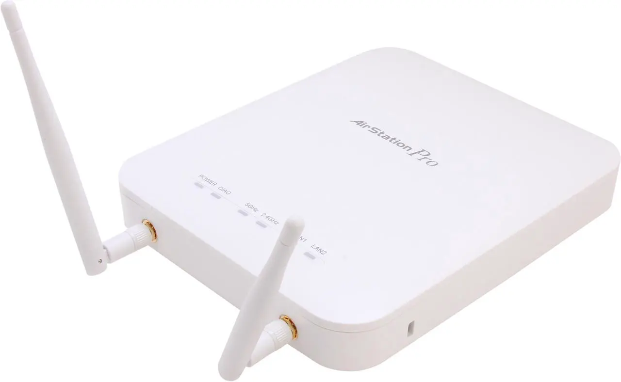 Main image of BUFFALO AirStation Pro 802.11n Plenum-Rated Gigabit Concurrent Dual Band PoE Wireless Access Point - WAPS-APG600H
