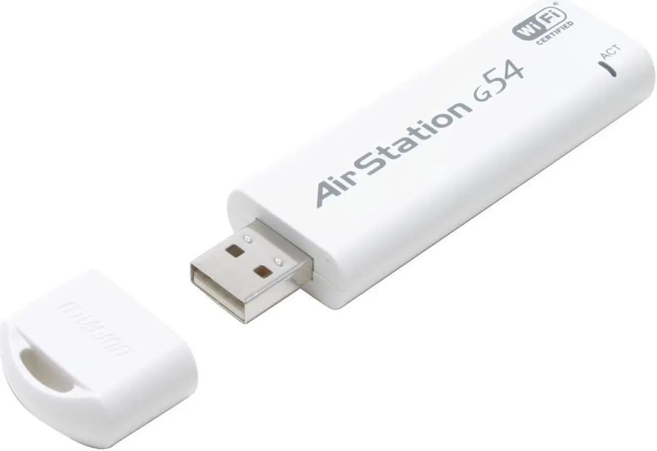 Alt view image 2 of 5 - BUFFALO WLI-U2-KG54-AI Wireless Keychain Adapter IEEE 802.11b/g USB 2.0 Up to 54Mbps Wireless Data Rates