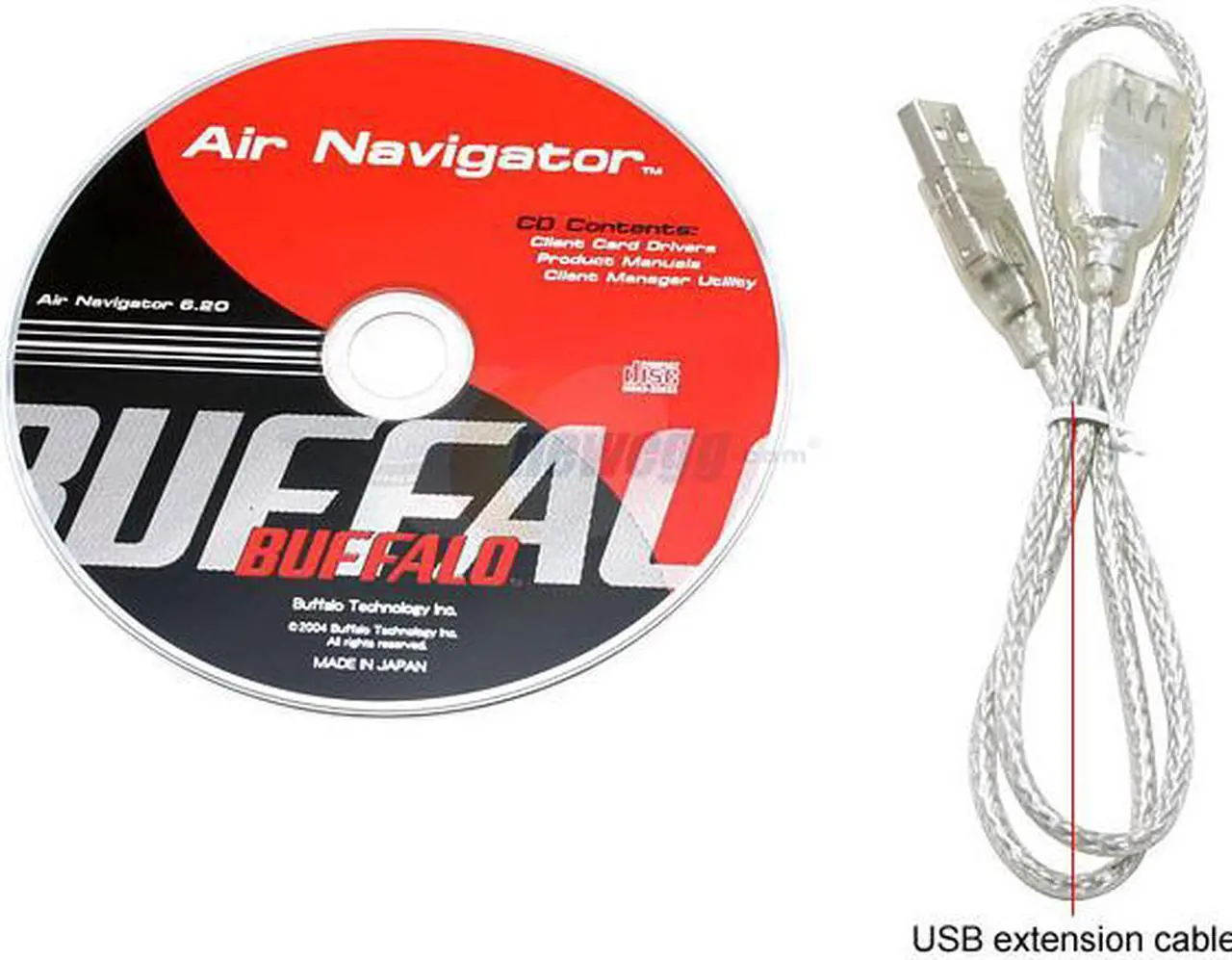 Alt view image 4 of 5 - BUFFALO WLI-U2-KG54-AI Wireless Keychain Adapter IEEE 802.11b/g USB 2.0 Up to 54Mbps Wireless Data Rates