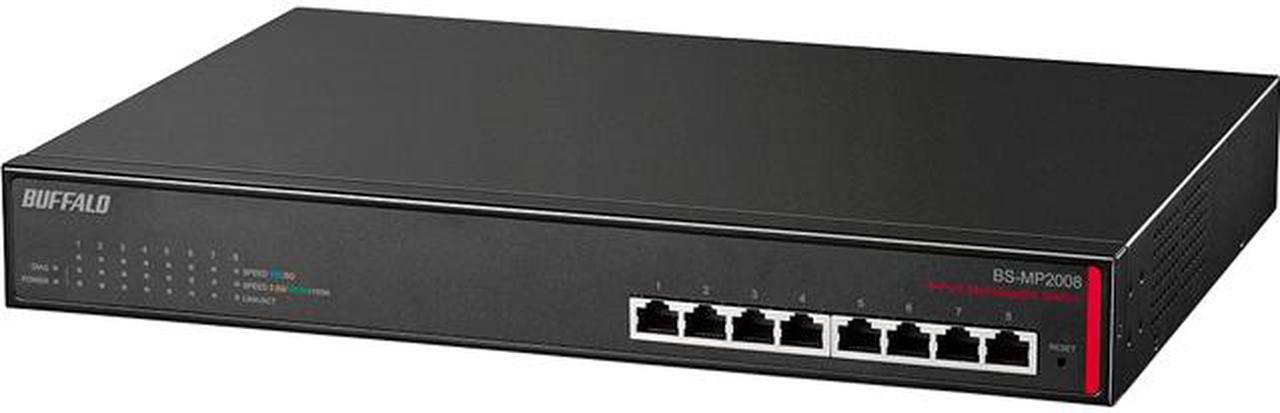 Buffalo BS-MP2008 Multi Gigabit Business Switch - 8 port 10 GbE