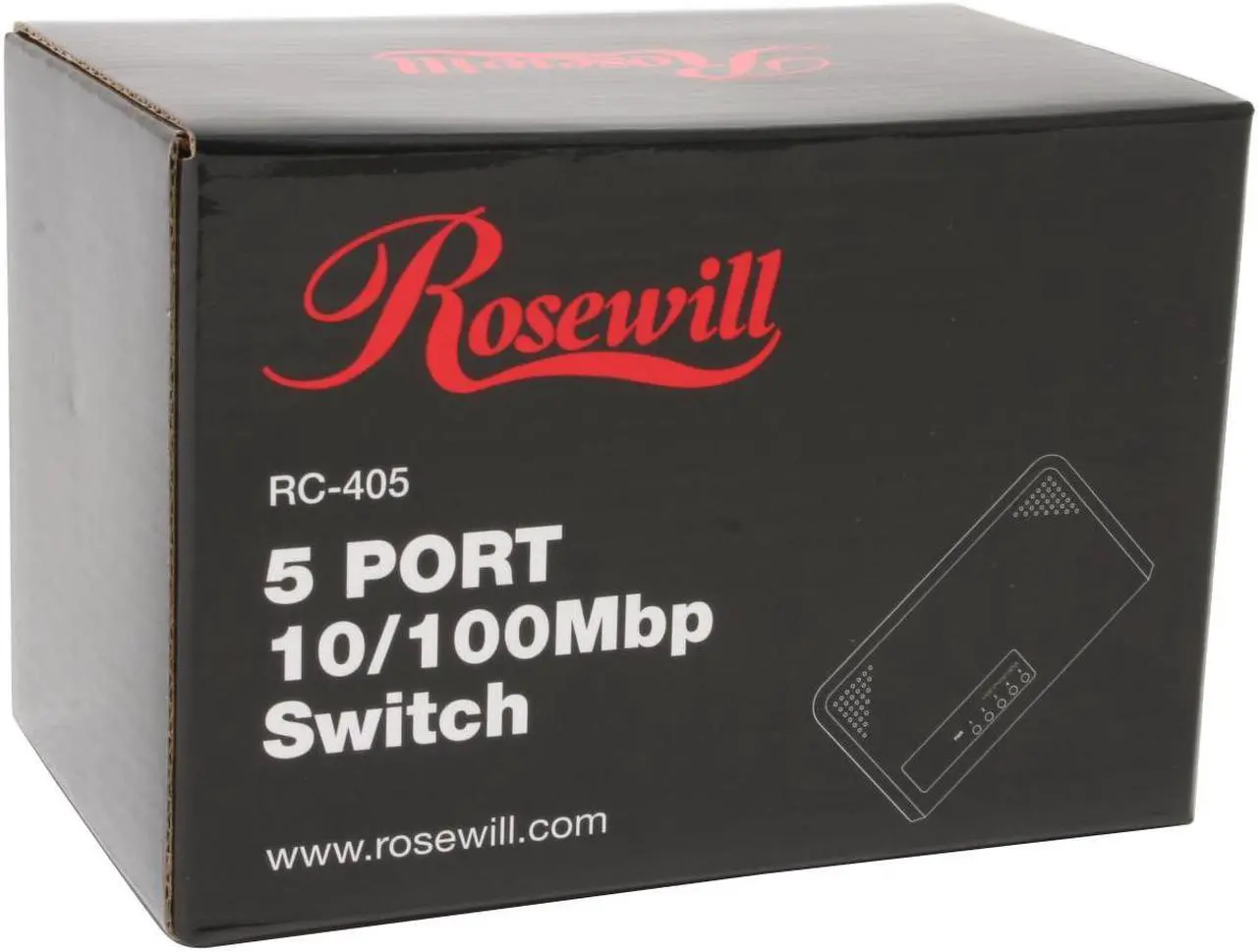 Alt view image 8 of 8 - Rosewill RC-405 SOHO Switch