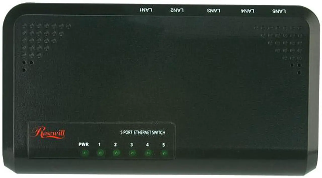 Alt view image 3 of 8 - Rosewill RC-405 SOHO Switch