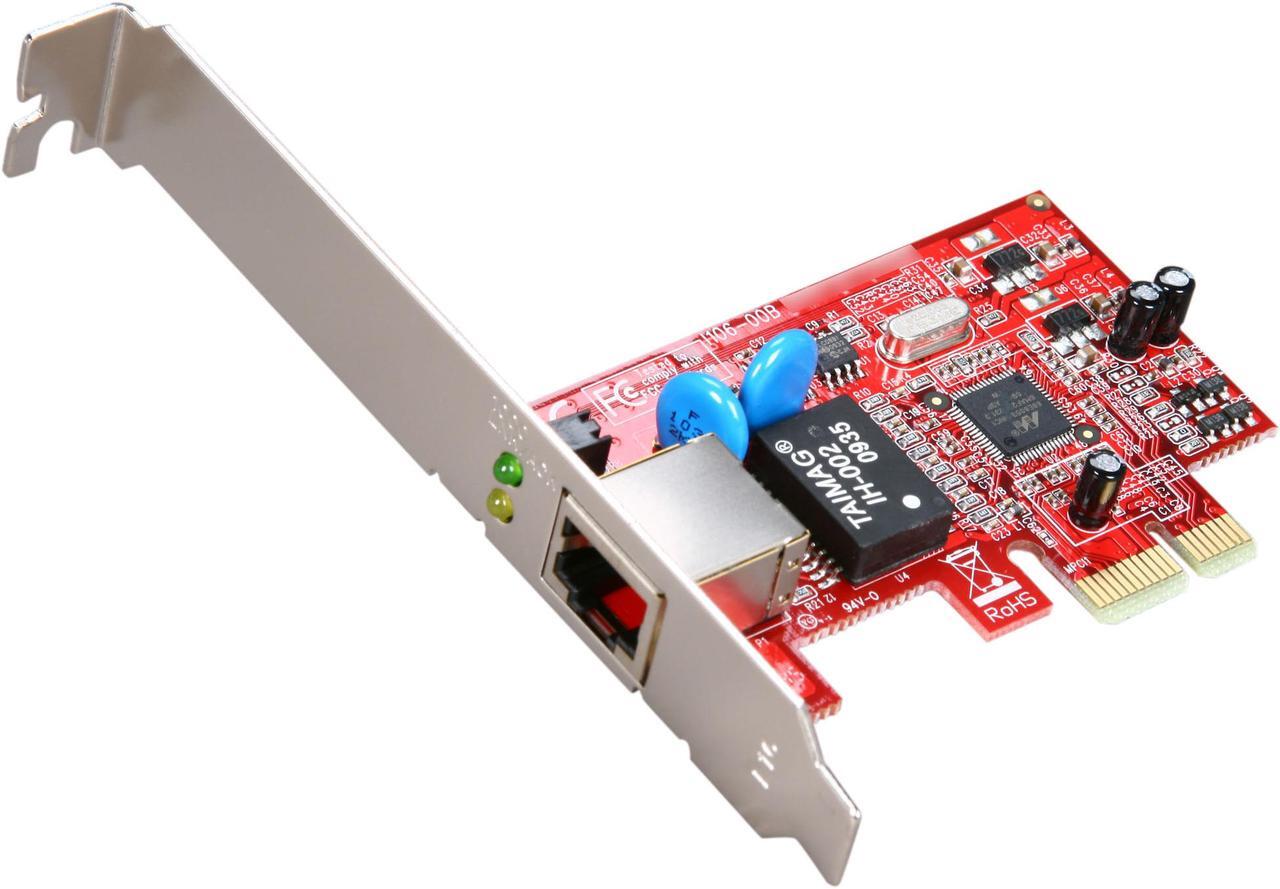 Main image of Rosewill RC-401-EX Network Card Gigabit Low Profile 10/100/1000Mbps PCI-Express 1 x RJ45