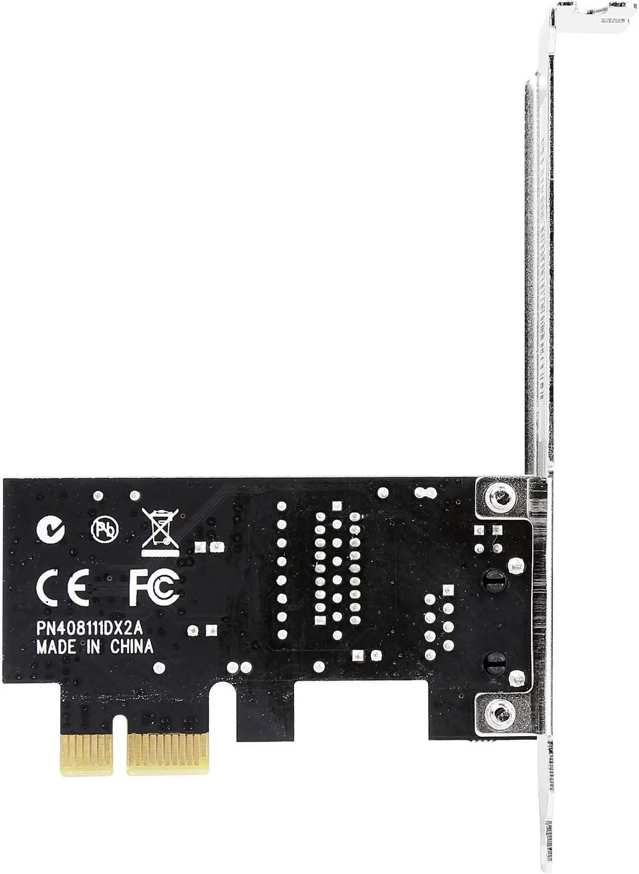 Alt view image 5 of 5 - Rosewill RC-411v3 - Network Adapter 10/100/1000 Mbps PCI-Express 1 x RJ45