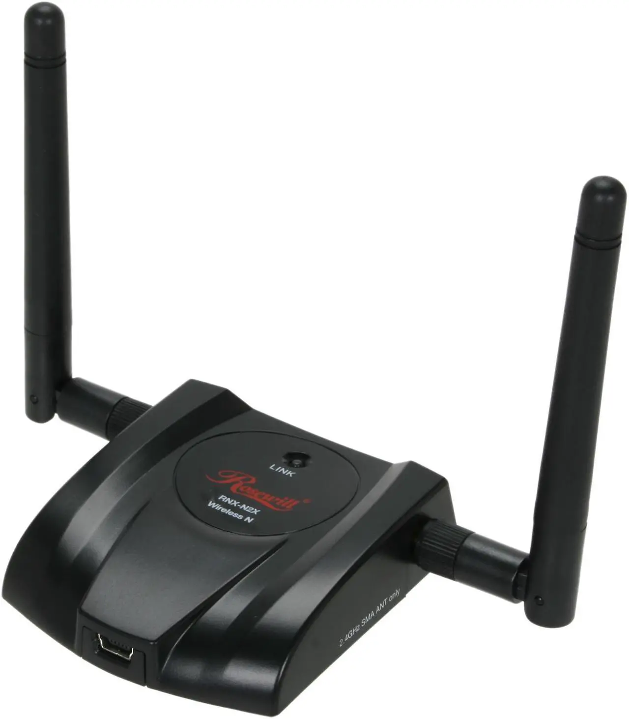 Main image of Rosewill RNX-N2X IEEE 802.11b/g/n USB2.0 Wireless-N 2.0 Dongle (2T2R) Up to 300Mbps Data Rates WPA/WPA2 (AES, 64,128-WEP with shared-key authentication).Cisco CCS V1.0, V2.0 and V3.0 compliant, Vista/ MAC 1.3/10.4/10.5/10.6 Ready