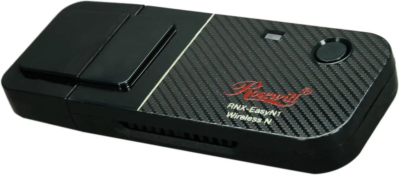 Main image of Rosewill RNX-EasyN1 Wireless-N 4.0 Dongle (1T1R) IEEE 802.11b/g/n USB 2.0 Up to 150Mbps Data Rates WPA/WPA2 (AES, 64,128-WEP with shared-key authentication) WPS PIN, PBC (Hardware WPS Button) QoS-WMM