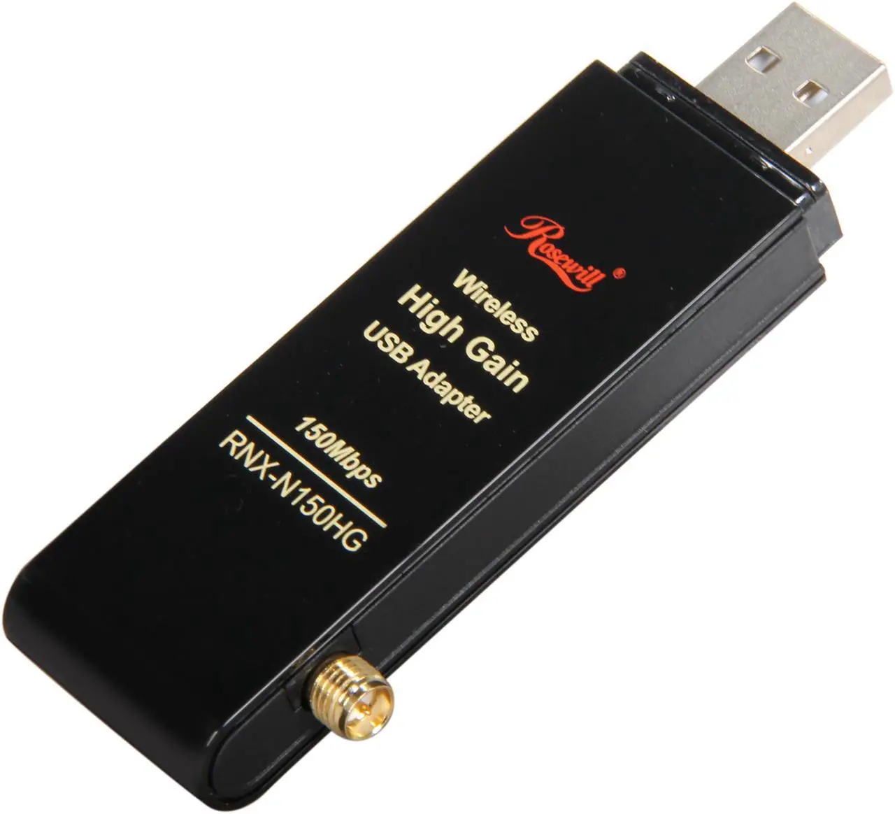 Alt view image 2 of 6 - Rosewill RNX-N150HG - Wireless N150 Wi-Fi Adapter - IEEE 802.11b / 11g / 11n, (1T1R), Up to 150 Mbps Data Rates, USB 2.0 Interface, 4 dBi High Power Detachable Antenna
