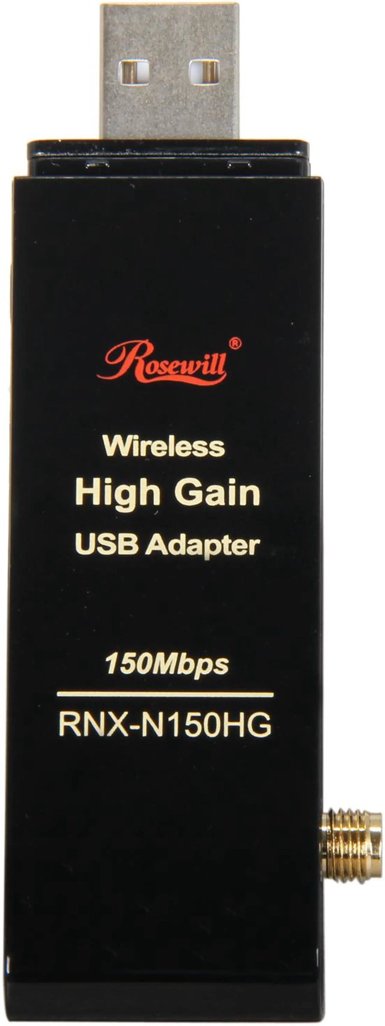 Alt view image 3 of 6 - Rosewill RNX-N150HG - Wireless N150 Wi-Fi Adapter - IEEE 802.11b / 11g / 11n, (1T1R), Up to 150 Mbps Data Rates, USB 2.0 Interface, 4 dBi High Power Detachable Antenna