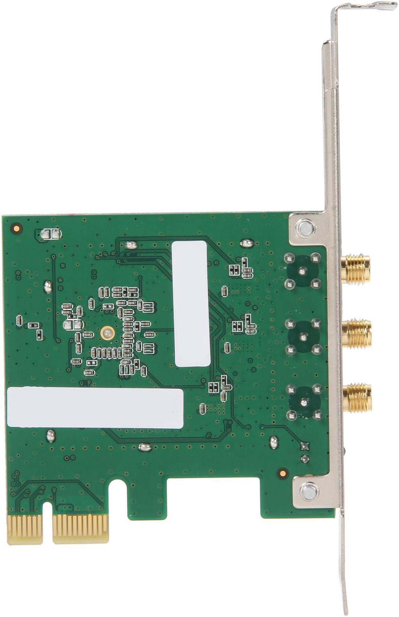 Alt view image 5 of 5 - Rosewill RNWD-N9003PCE - Dual Band Wireless N900 Adapter - IEEE 802.11a/11b/11g/11n, Up to 450 Mbps (5.0 GHz) + 450 Mbps (2.4 GHz) Data Rates, PCI E Interface, 3 External Detachable Antenna