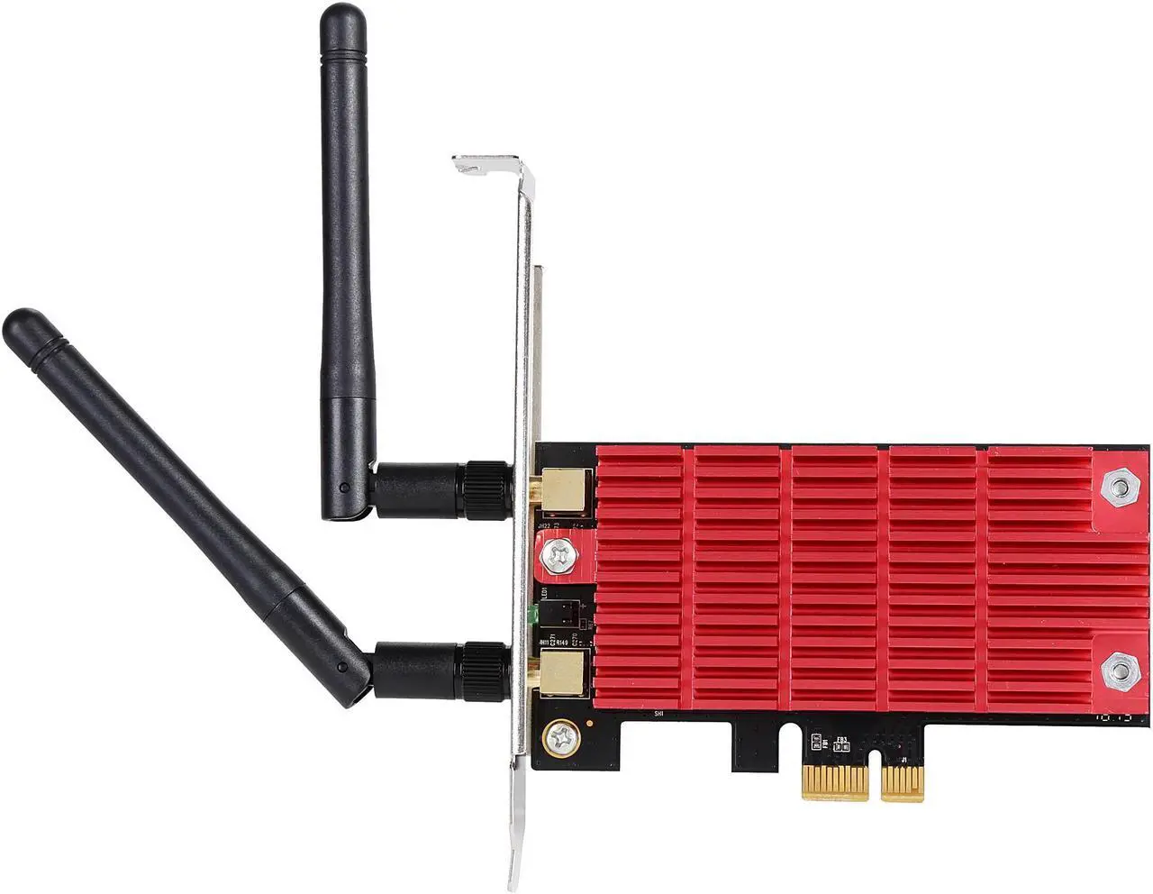 Alt view image 4 of 5 - Rosewill RNX-AC1300PCE WiFi Adapter / Wireless Adapter / PCI-E Network Card , 802.11AC Dual Band AC1300 PCI Express Network Adapter, 2.4 GHz 400 Mbps + 5 GHz 867 Mbps, Include Low-profile Bracket