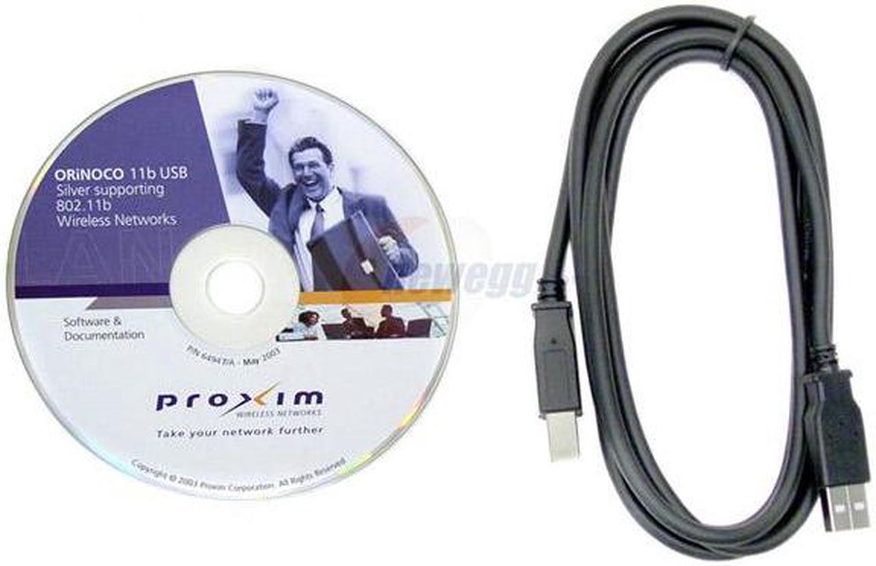 Alt view image 3 of 4 - Proxim 8425-WD Wireless Adapter Silver IEEE 802.11b USB 1.1 Up to 11Mbps Wireless Data Rates