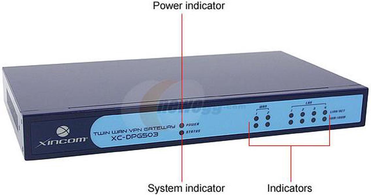 Alt view image 2 of 5 - XiNCOM XC-DPG503 Twin WAN VPN Gateway