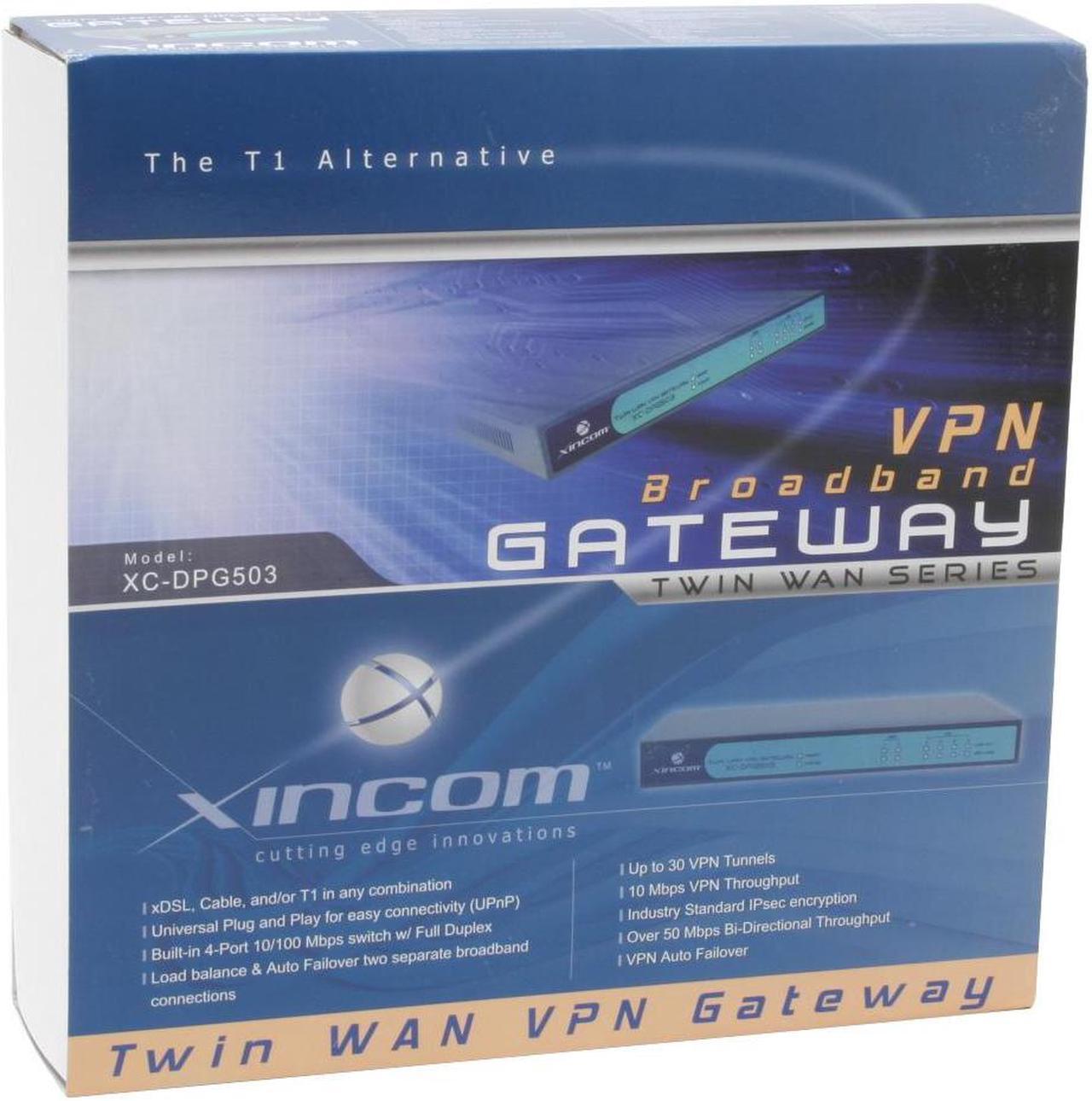 Alt view image 5 of 5 - XiNCOM XC-DPG503 Twin WAN VPN Gateway