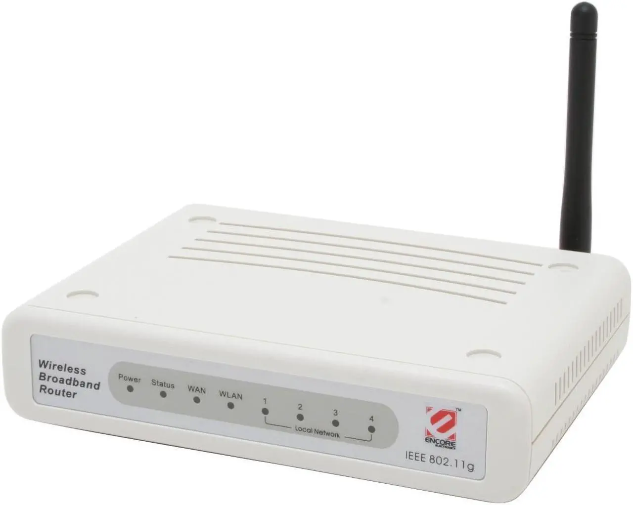 Alt view image 2 of 5 - ENCORE ENHWI-G(3) 54 Mbps Broadband Wirelss Router with 4-swit IEEE 802.11b/g