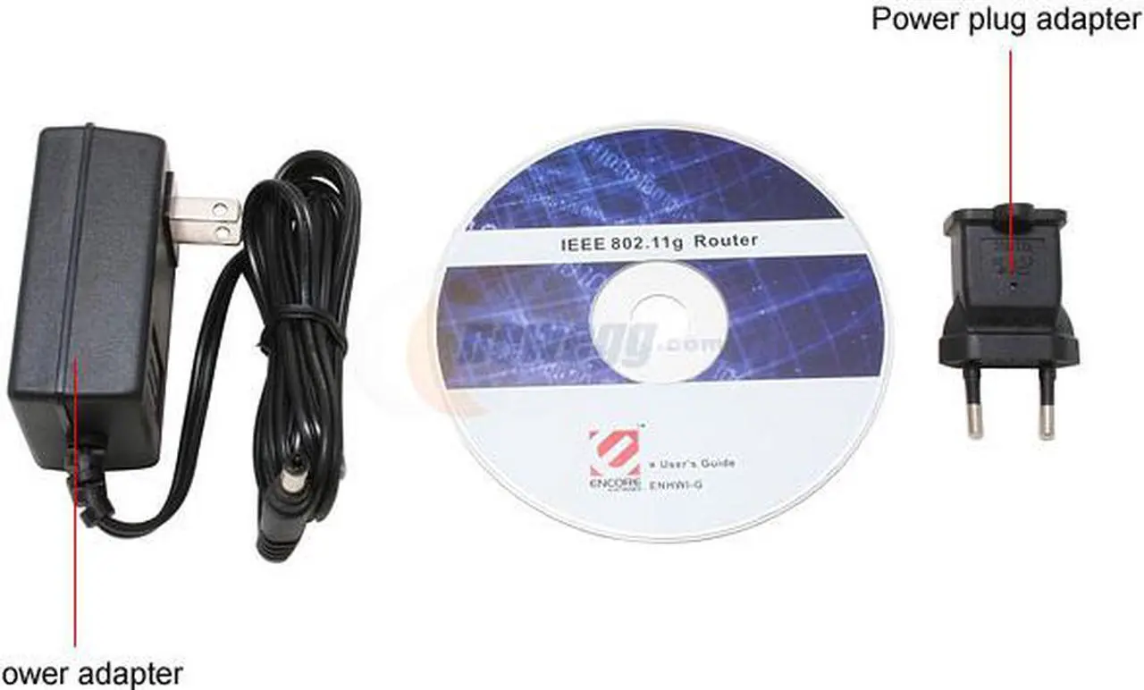 Alt view image 4 of 5 - ENCORE ENHWI-G(3) 54 Mbps Broadband Wirelss Router with 4-swit IEEE 802.11b/g