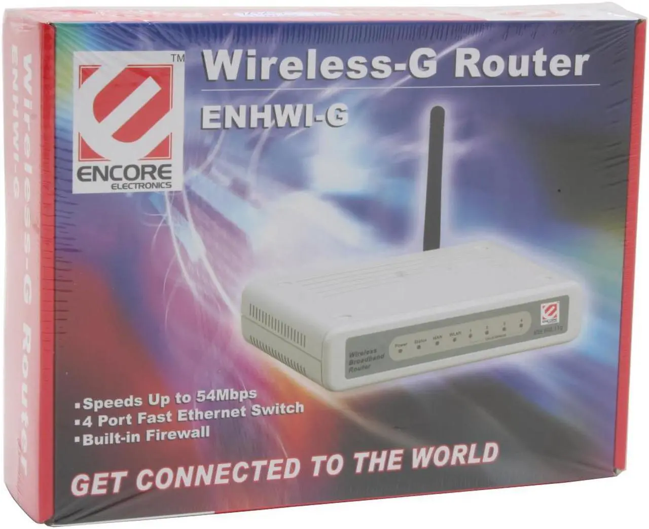 Alt view image 5 of 5 - ENCORE ENHWI-G(3) 54 Mbps Broadband Wirelss Router with 4-swit IEEE 802.11b/g