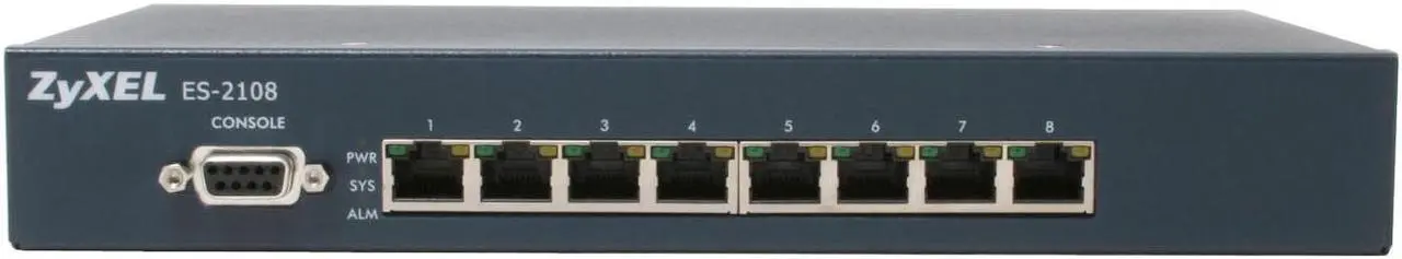 ZyXEL ES-2108 Managed Layer 2 Fast Ethernet Switch - Newegg.com