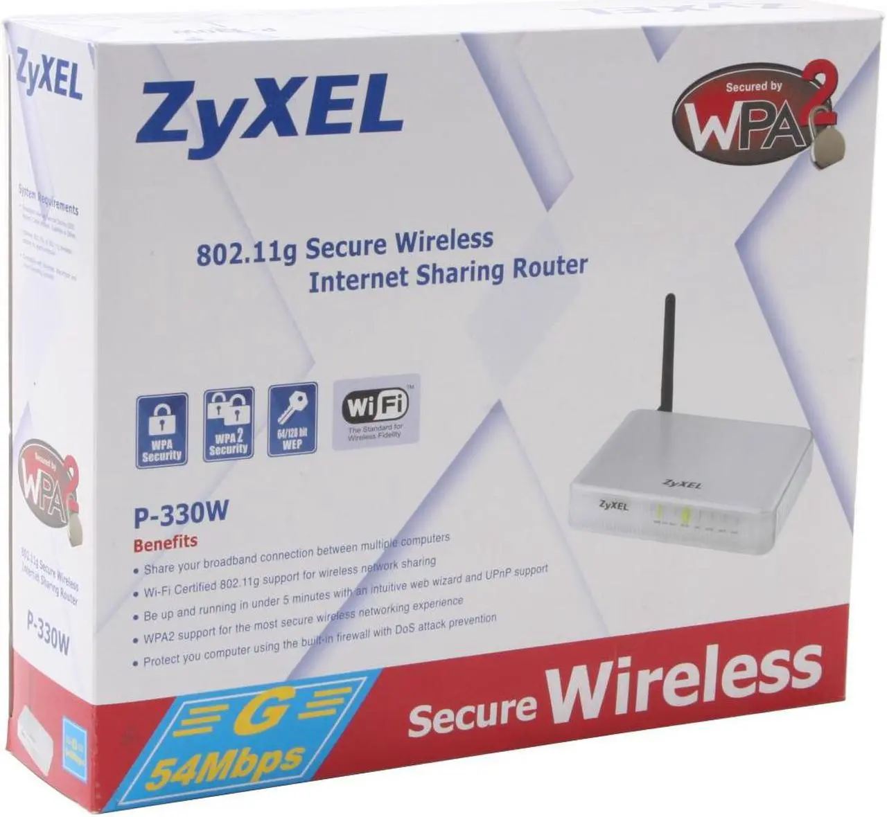 Alt view image 5 of 5 - ZyXEL P-330W Wireless Internet Sharing Router IEEE 802.3, 802.3u, IEEE 802.11g