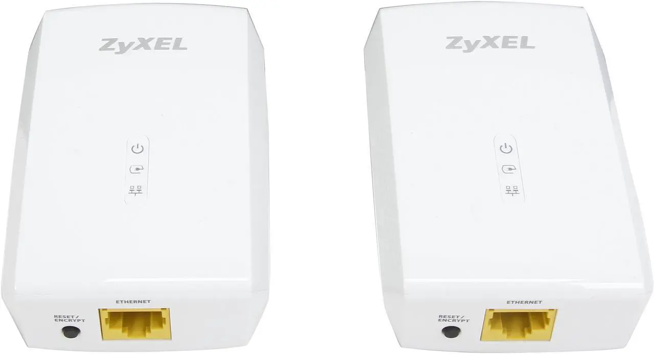 Alt view image 3 of 5 - ZyXEL PLA5206KIT HomePlug AV2 AV1000 Powerline Gigabit Ethernet Adapter, Up to 1000 Mbps