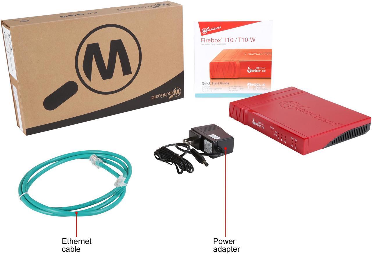 Alt view image 6 of 5 - WatchGuard Firebox T10 Network Security/Firewall Appliance (3 YR LiveSecurity)