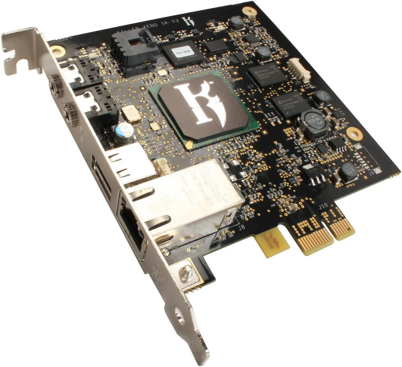 Main image of EVGA Killer Xeno Pro 10/ 100/ 1000Mbps PCI-E 1x (PCI-E 2.0 Compliant) Network Adapter 1 x RJ45 , 1 x USB 2.0