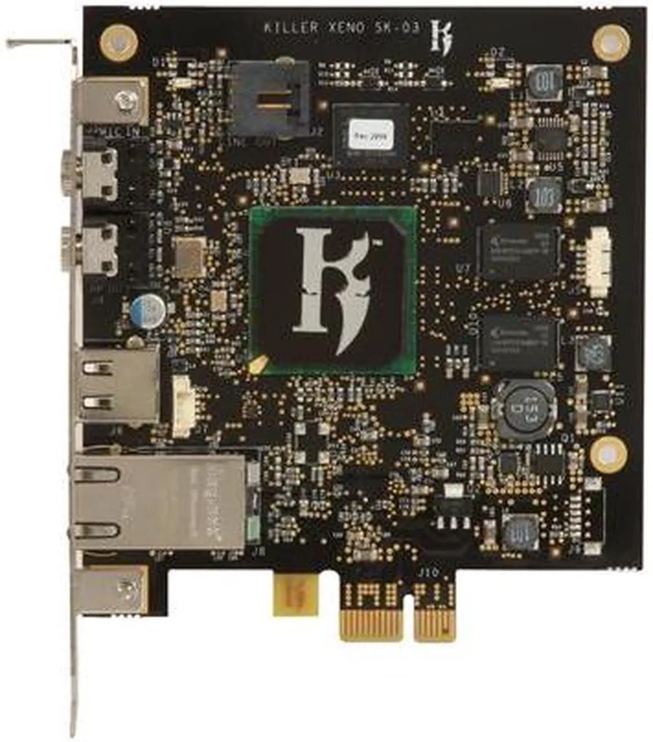 Alt view image 3 of 6 - EVGA Killer Xeno Pro 10/ 100/ 1000Mbps PCI-E 1x (PCI-E 2.0 Compliant) Network Adapter 1 x RJ45 , 1 x USB 2.0